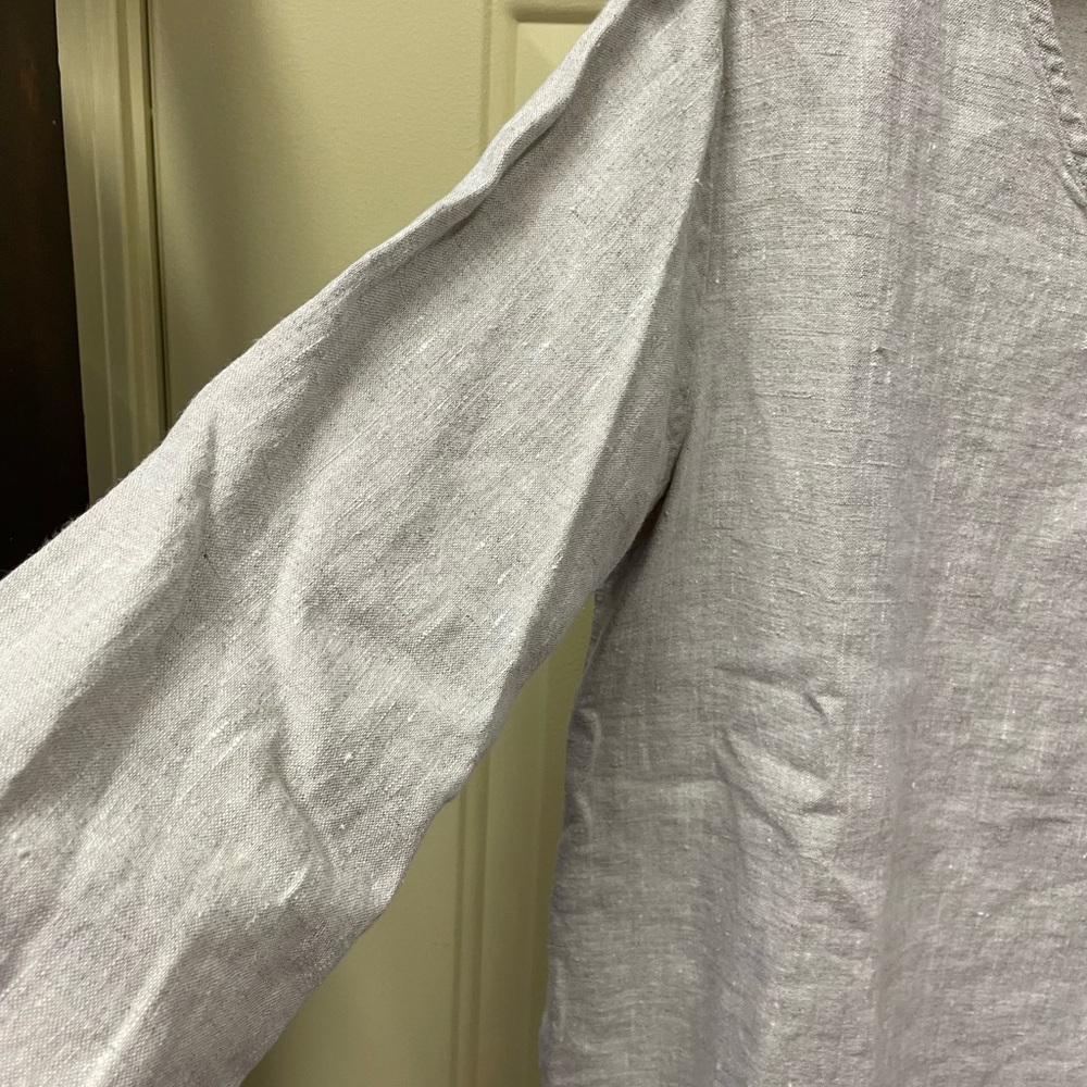 Match Point 100% Linen Top - Picture 4 of 10